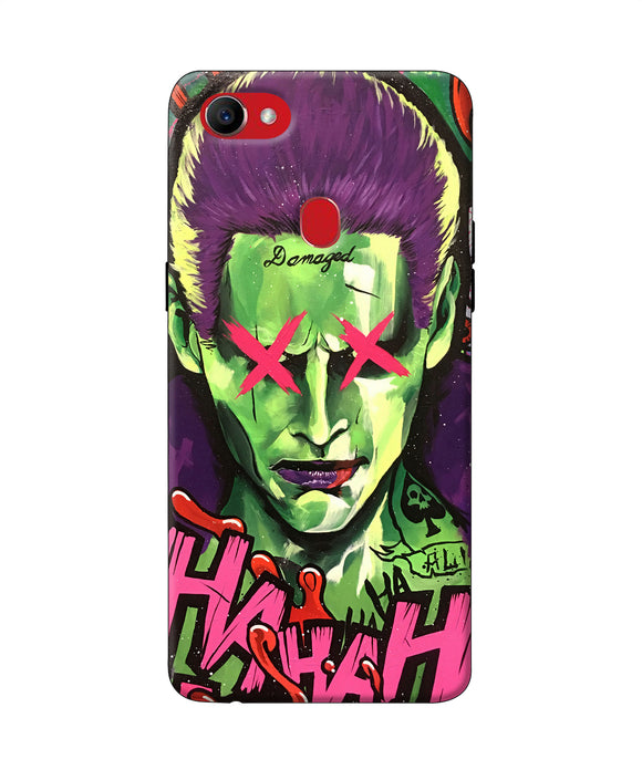 Damaged Joker Anim Oppo F7 Back Cover