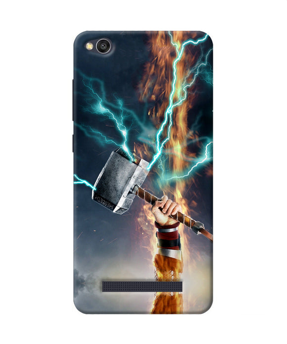 Thor Hammer Mjolnir Redmi 4a Back Cover