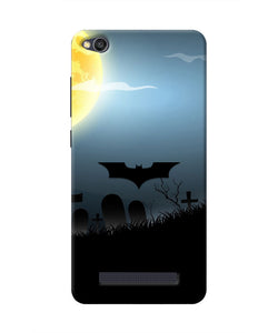 Batman Scary cemetry Redmi 4A Real 4D Back Cover