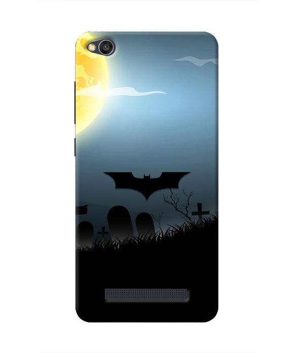 Batman Scary cemetry Redmi 4A Real 4D Back Cover