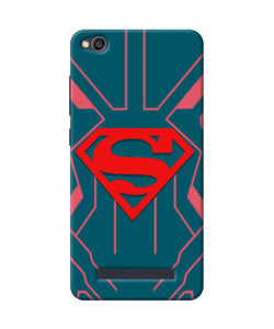 Superman Techno Redmi 4A Real 4D Back Cover