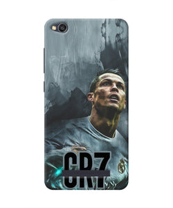 Christiano Ronaldo Grey Redmi 4A Real 4D Back Cover