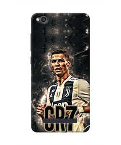 CR7 Dark Redmi 4A Real 4D Back Cover