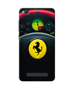 Ferrari Steeriing Wheel Redmi 4A Real 4D Back Cover