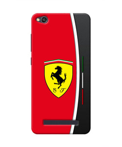 Ferrari Abstract Maroon Redmi 4A Real 4D Back Cover