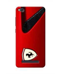 Ferrari Hood Redmi 4A Real 4D Back Cover