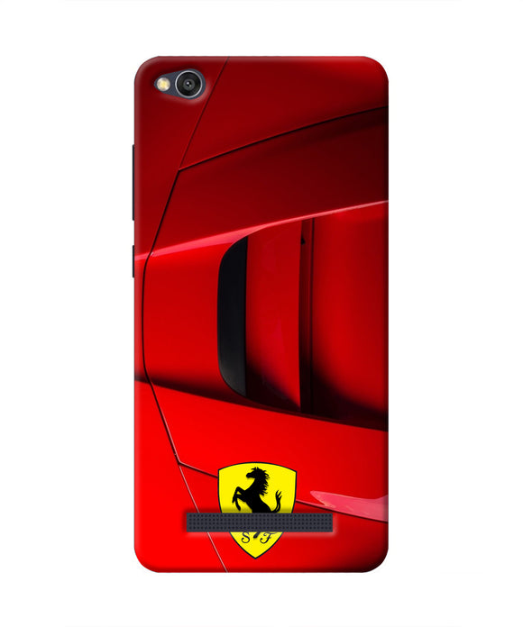 Ferrari Car Redmi 4A Real 4D Back Cover