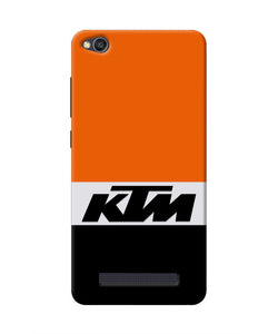 KTM Colorblock Redmi 4A Real 4D Back Cover