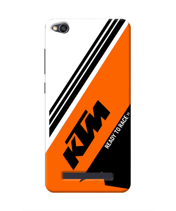 KTM Abstract Redmi 4A Real 4D Back Cover