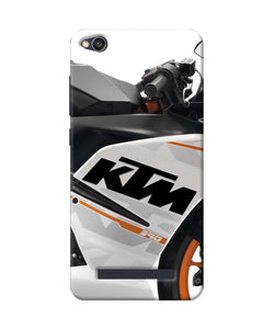 KTM Bike Redmi 4A Real 4D Back Cover