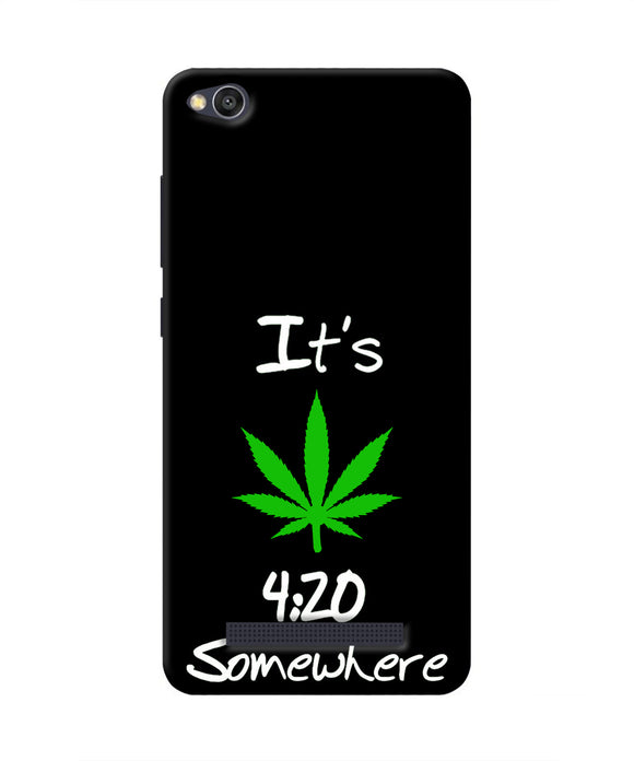 Weed Quote Redmi 4A Real 4D Back Cover