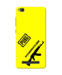 PUBG AKM Gun Redmi 4A Real 4D Back Cover