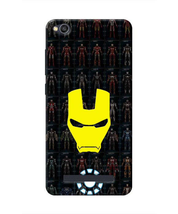 Iron Man Suit Redmi 4A Real 4D Back Cover