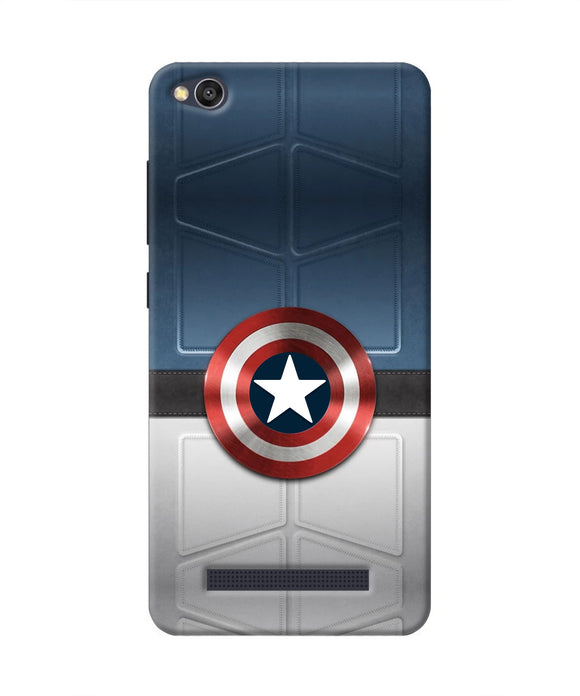 Captain America Suit Redmi 4A Real 4D Back Cover