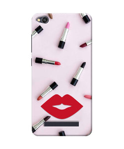 Lips Lipstick Shades Redmi 4A Real 4D Back Cover