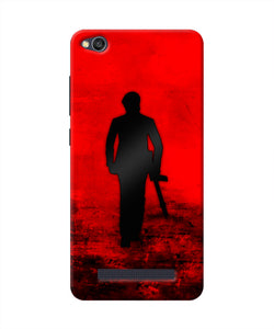 Rocky Bhai with Gun Redmi 4A Real 4D Back Cover