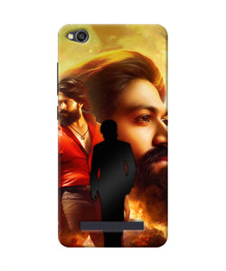 Rocky Bhai Walk Redmi 4A Real 4D Back Cover