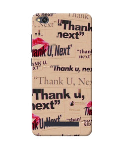 Thank You Next Redmi 4a Back Cover