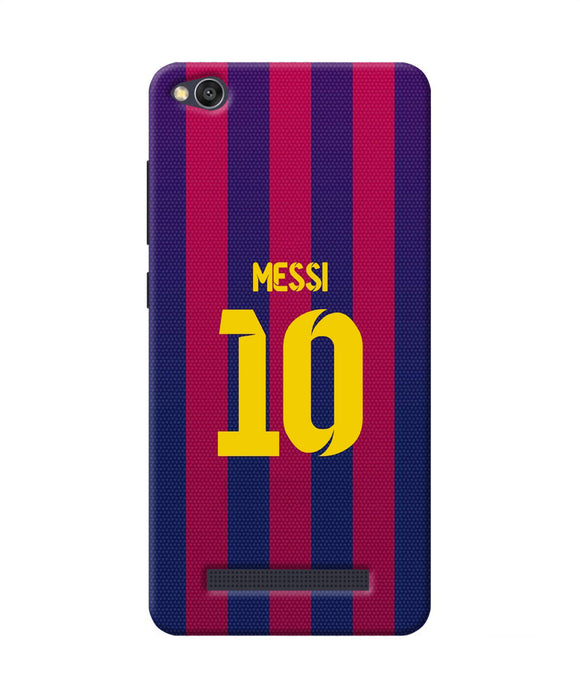 Messi 10 Tshirt Redmi 4a Back Cover