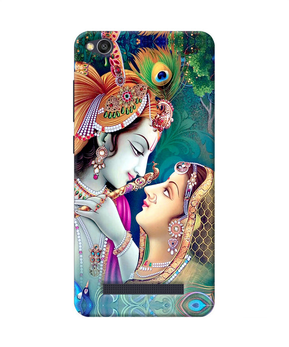 Lord Radha Krishna Paint Redmi 4a Back Cover