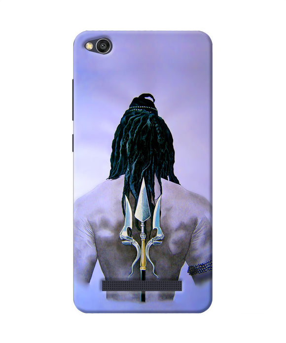 Lord Shiva Back Redmi 4a Back Cover