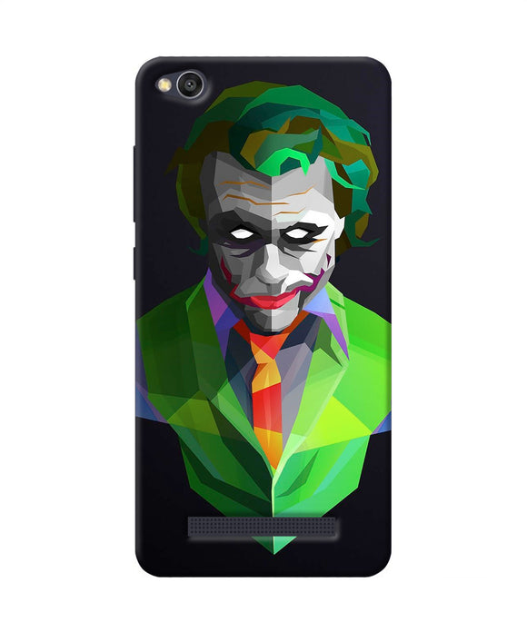 Abstract Dark Knight Joker Redmi 4a Back Cover