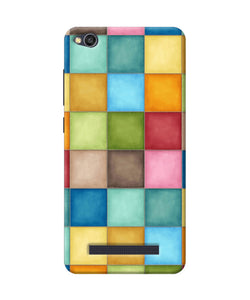 Abstract Colorful Squares Redmi 4a Back Cover