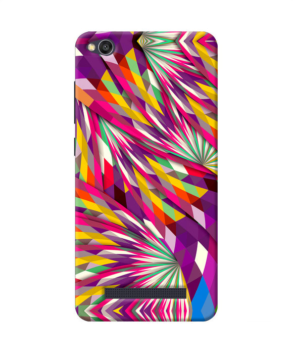 Abstract Colorful Print Redmi 4a Back Cover