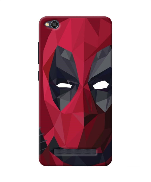 Abstract Deadpool Mask Redmi 4a Back Cover