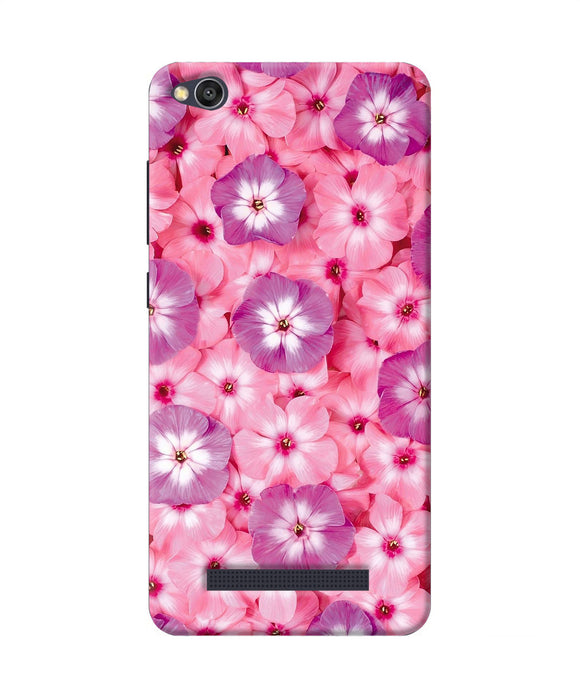 Natural Pink Flower Redmi 4a Back Cover