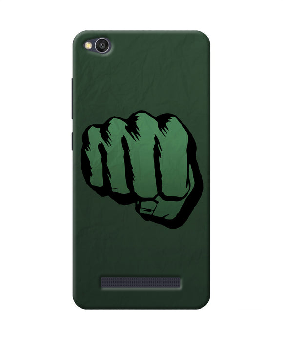 Hulk Smash Logo Redmi 4a Back Cover