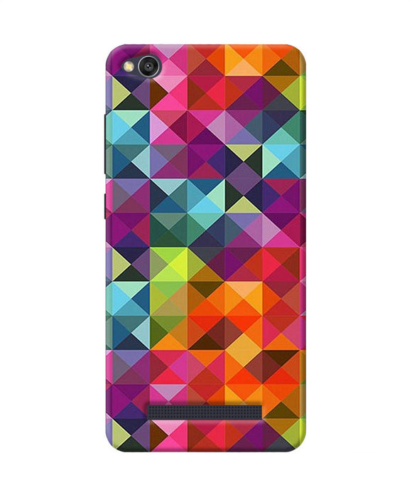 Abstract Triangle Pattern Redmi 4a Back Cover