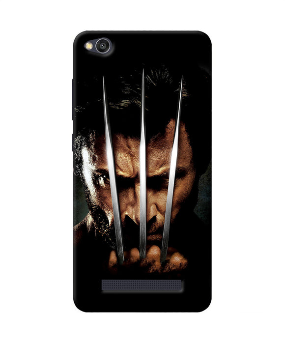 Wolverine Poster Redmi 4a Back Cover