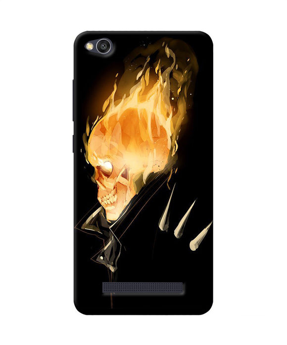Burning Ghost Rider Redmi 4a Back Cover