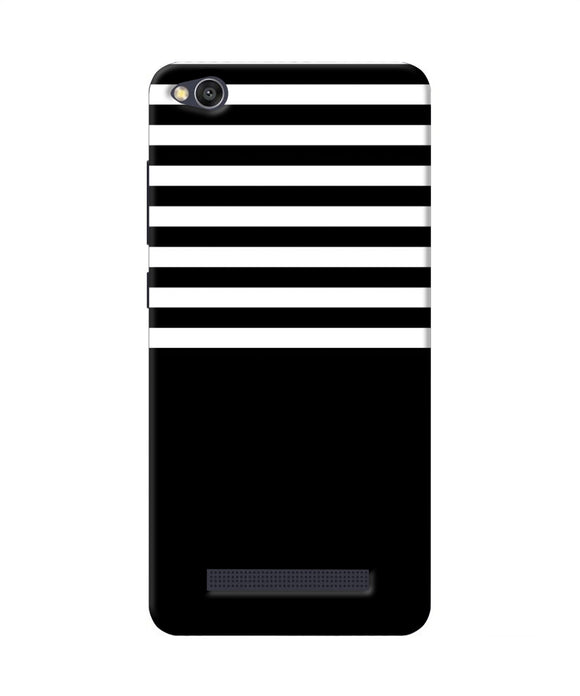 Black And White Print Redmi 4a Back Cover