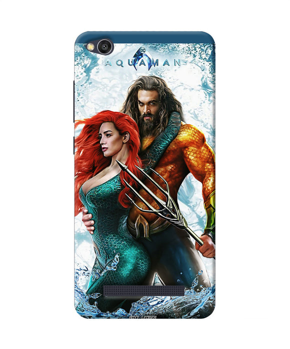 Aquaman Couple Water Redmi 4a Back Cover