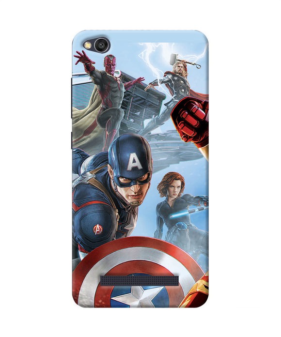 Avengers On The Sky Redmi 4a Back Cover