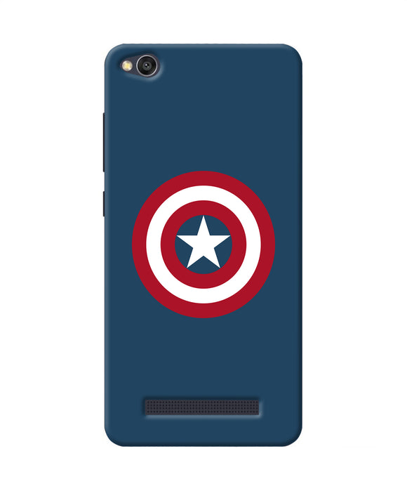 Captain America Logo Redmi 4a Back Cover