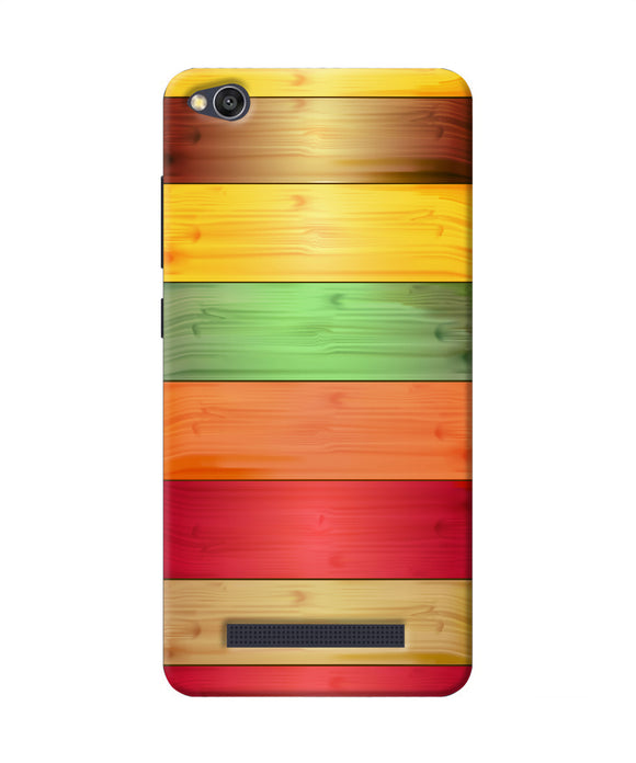 Wooden Colors Redmi 4a Back Cover