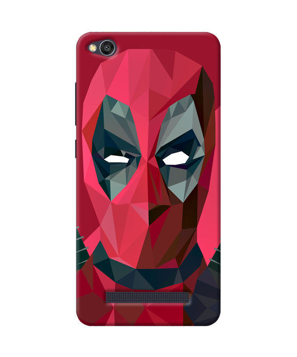 Abstract Deadpool Full Mask Redmi 4a Back Cover