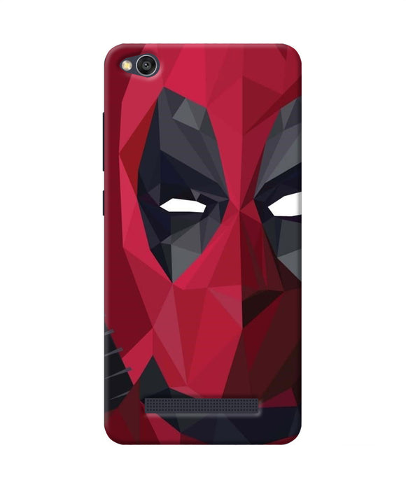 Abstract Deadpool Half Mask Redmi 4a Back Cover