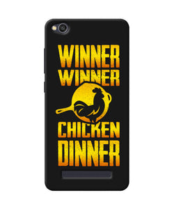 Pubg Chicken Dinner Redmi 4a Back Cover