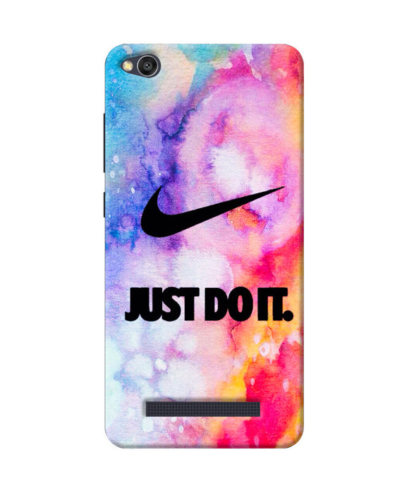 Just Do It Colors Redmi 4a Back Cover