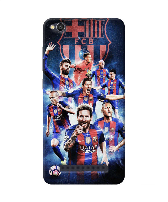 Messi Fcb Team Redmi 4a Back Cover