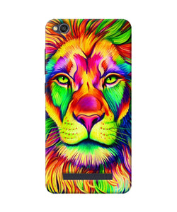 Lion Color Poster Redmi 4a Back Cover