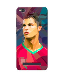 Abstract Ronaldo Redmi 4a Back Cover