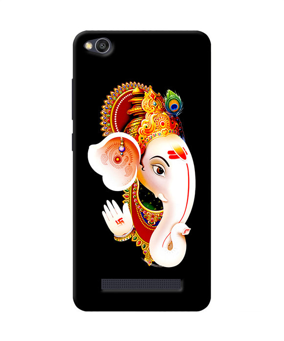 Lord Ganesh Face Redmi 4a Back Cover