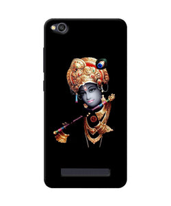 Lord Krishna With Fluet Redmi 4a Back Cover