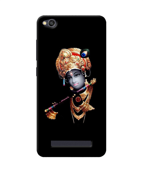 Lord Krishna With Fluet Redmi 4a Back Cover