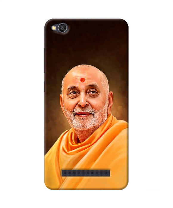 Pramukh Swami Painting Redmi 4a Back Cover